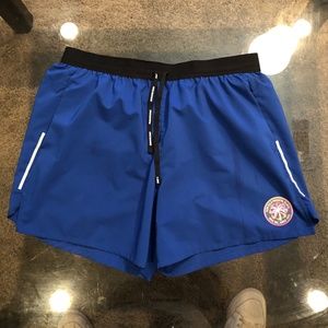 Men's Large 2-in-1 Nike Running Shorts